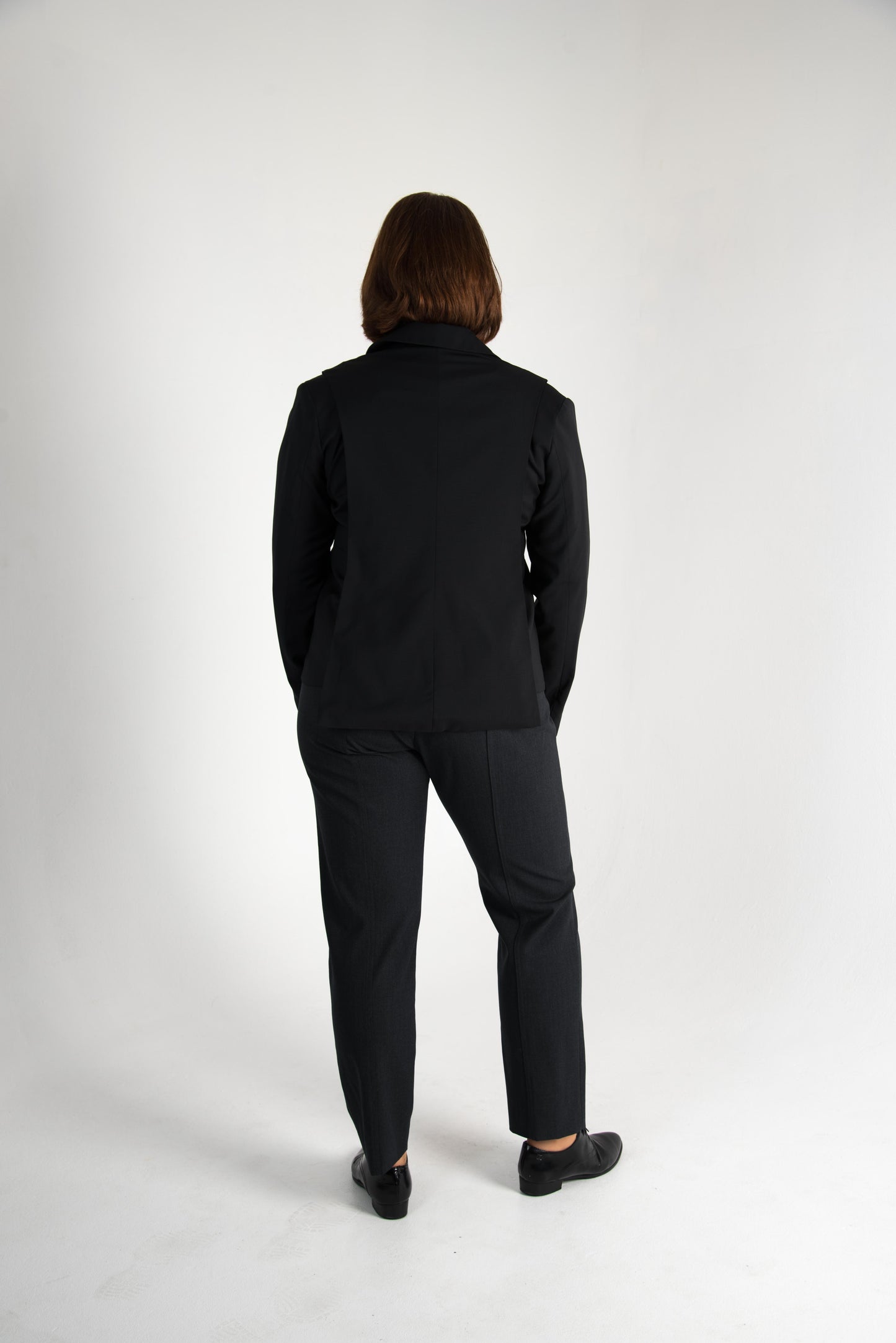 Größenverstellbarer Blazer – Raven Black
