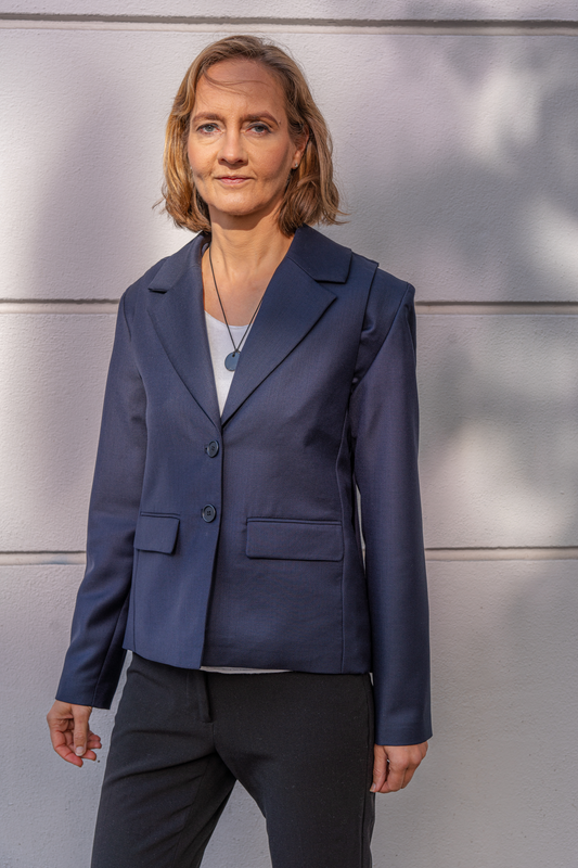 Größenverstellbarer Blazer – marine