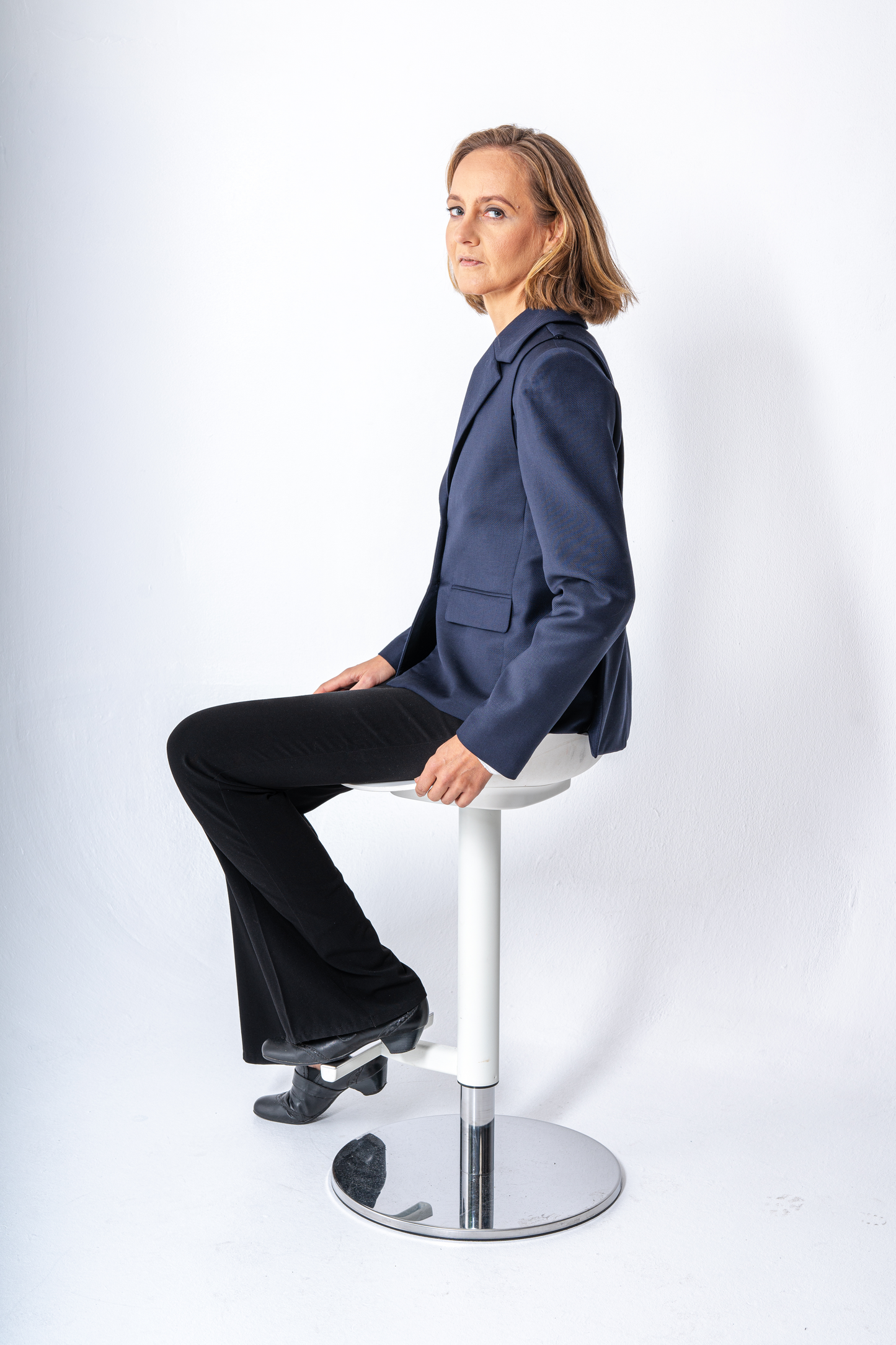 Größenverstellbarer Blazer – Marine