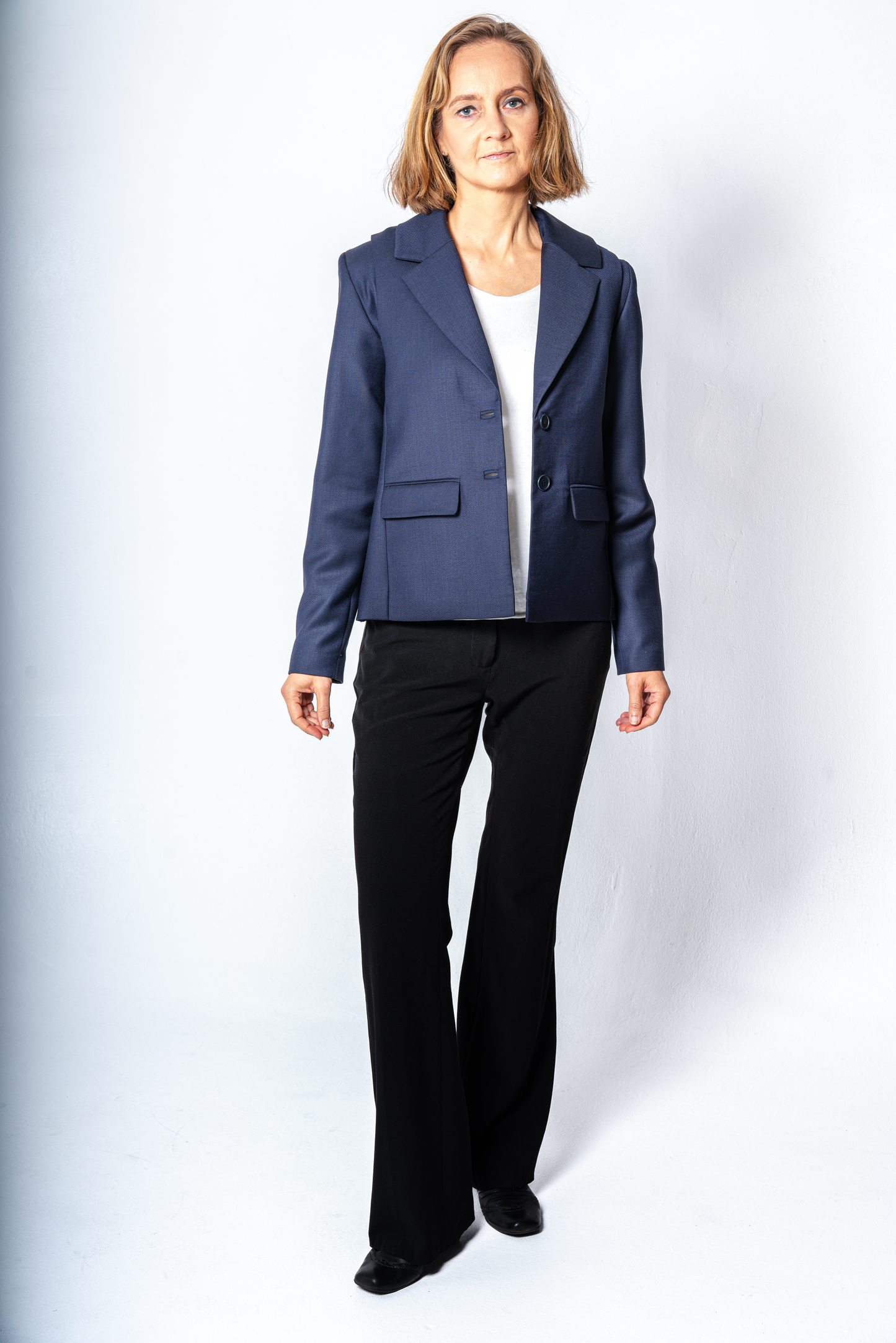 Größenverstellbarer Blazer – Marine