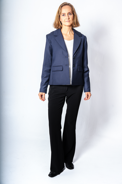 Größenverstellbarer Blazer – Marine