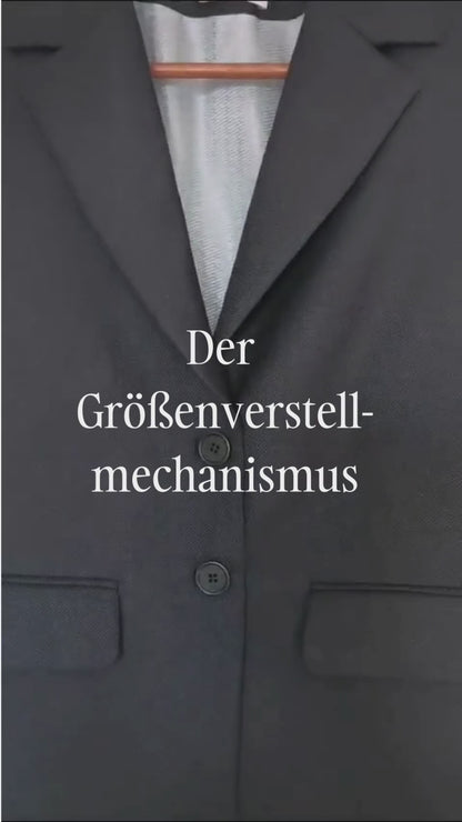 Größenverstellbarer Blazer – Black Iris